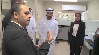وفد من شرطة دبى فى ضيافة الإدارة العامة لمكافحة المخدرات