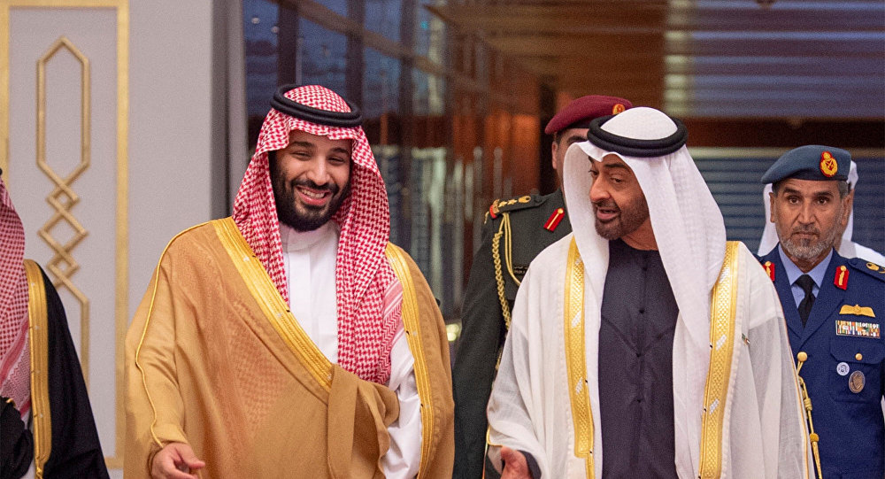 محمد بن زايد ومحمد بن سلمان