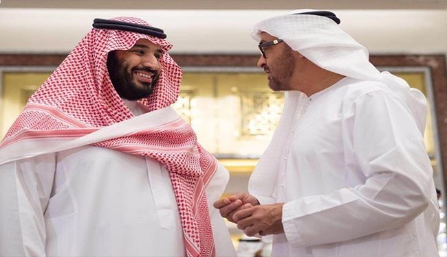 محمد بن زايد ومحمد بن سلمان