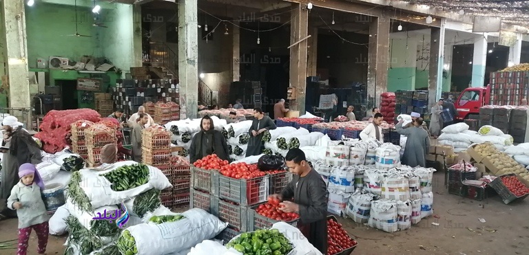 شادر الخضر والفاكهة في أسيوط