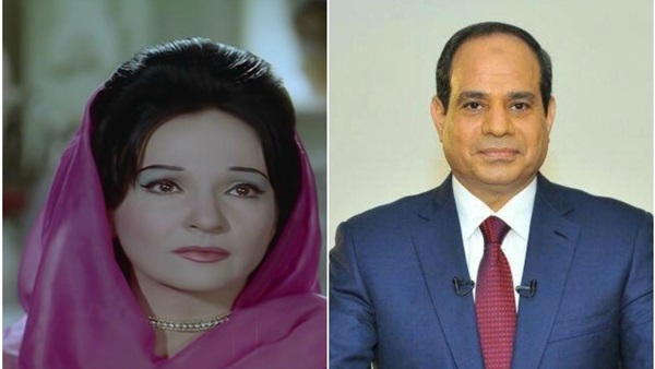 الرئيس السيسي - شادية