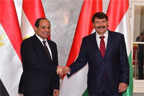 الرئيس المجري والرئيس السيسي