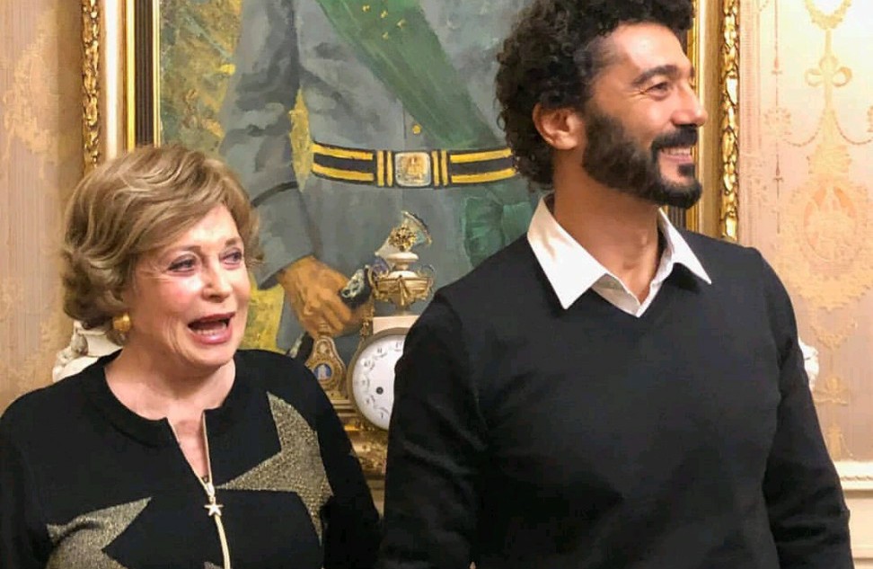 جيهان السادات وخالد النبوى