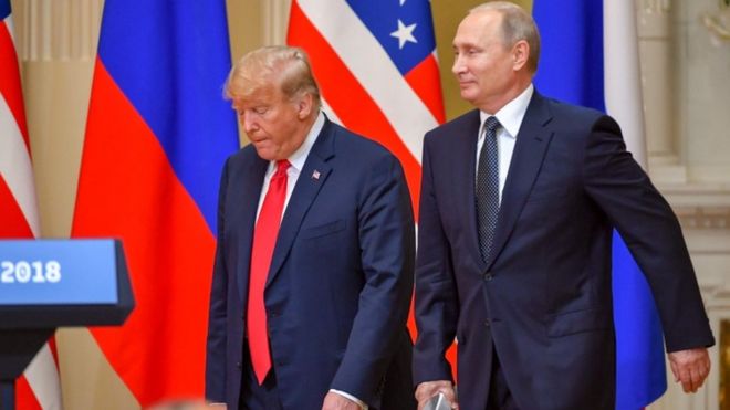 دونالد ترامب وفلاديمير بوتين