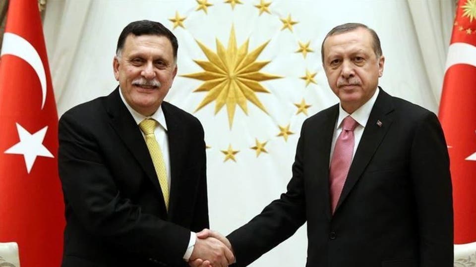 اجتماع أردوغان والسراج اجتماع أردوغان والسراج