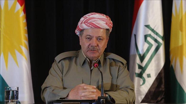 الزعيم الكردي مسعود بارزاني