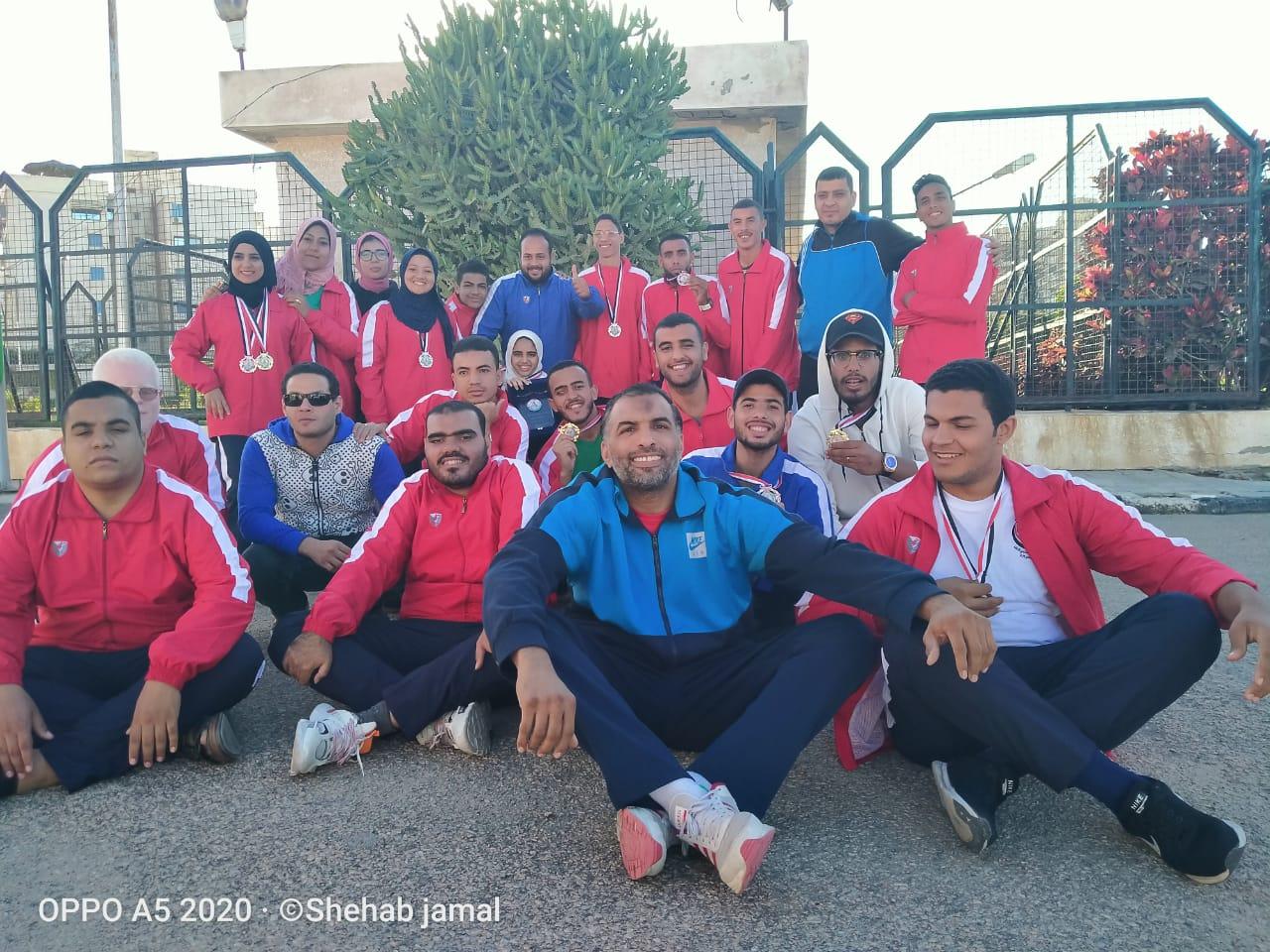 جامعة بنها تحصد 11 ميدالية 