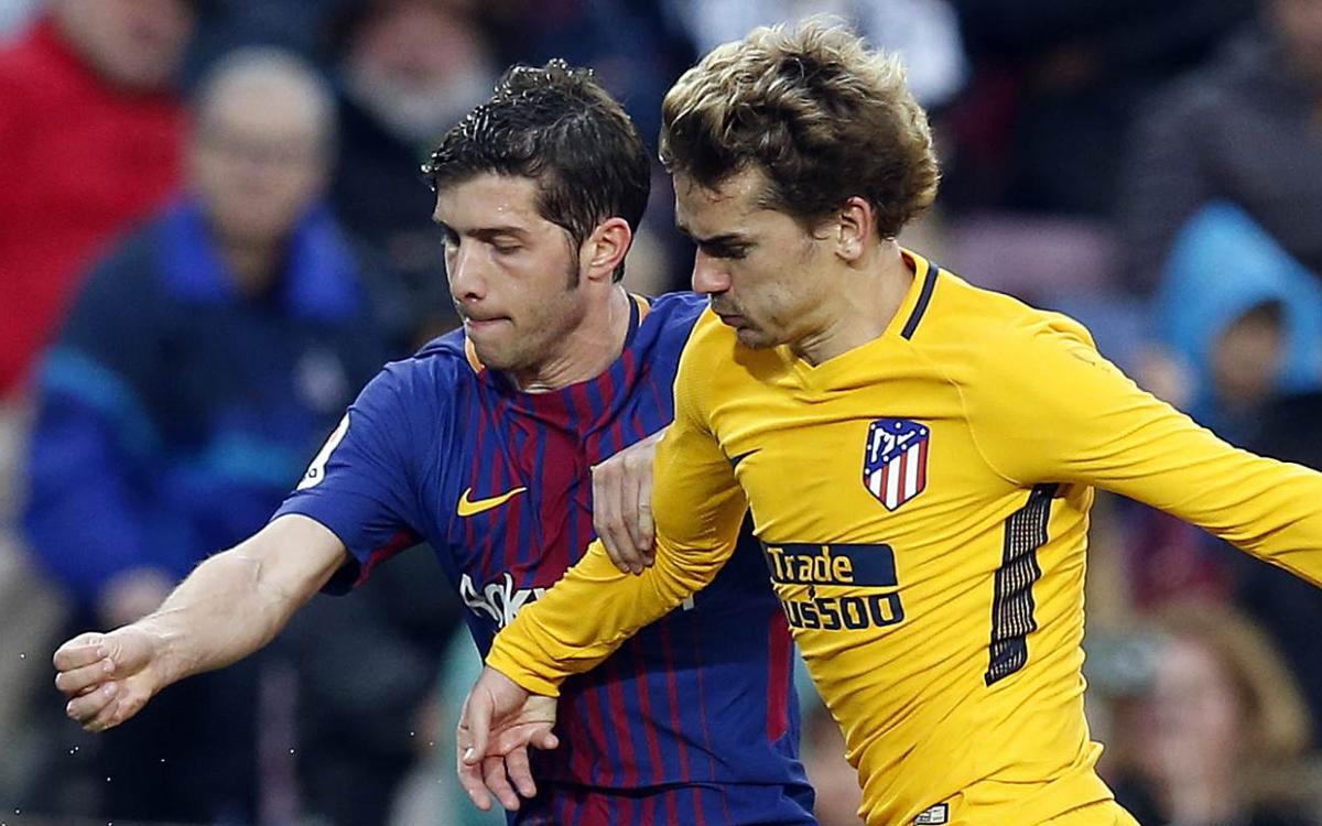 أتلتيكو مدريد ضد برشلونة