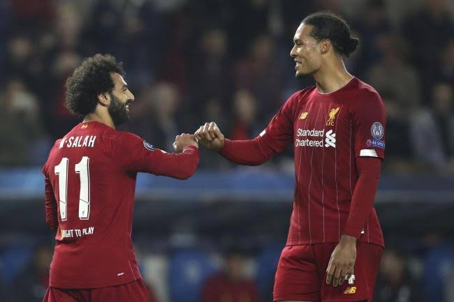 فان دايك ومحمد صلاح فان دايك ومحمد صلاح
