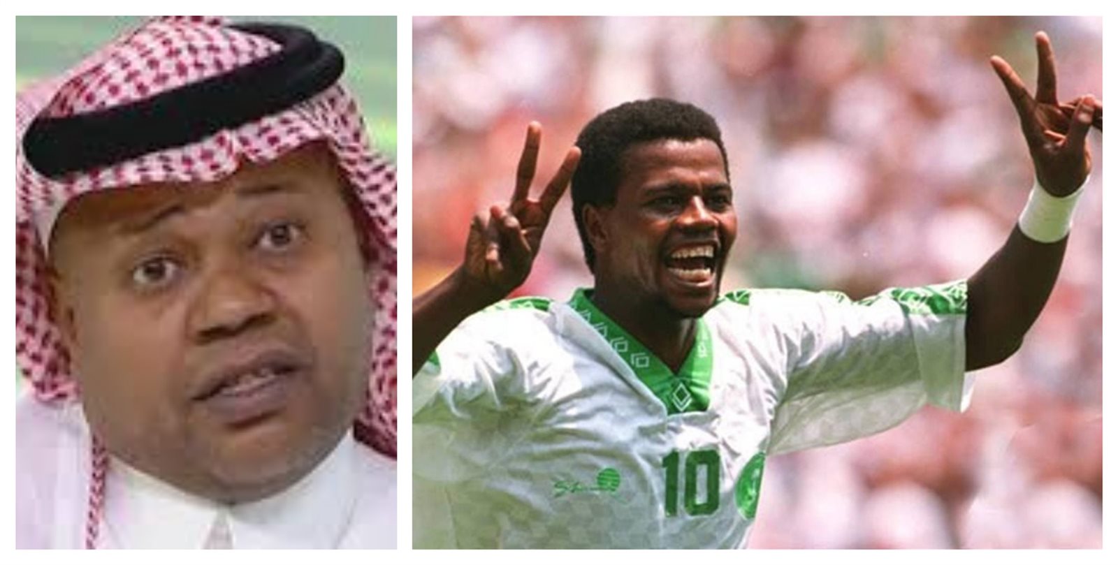 لاعب المنتخب السعودي سعيد العويران 