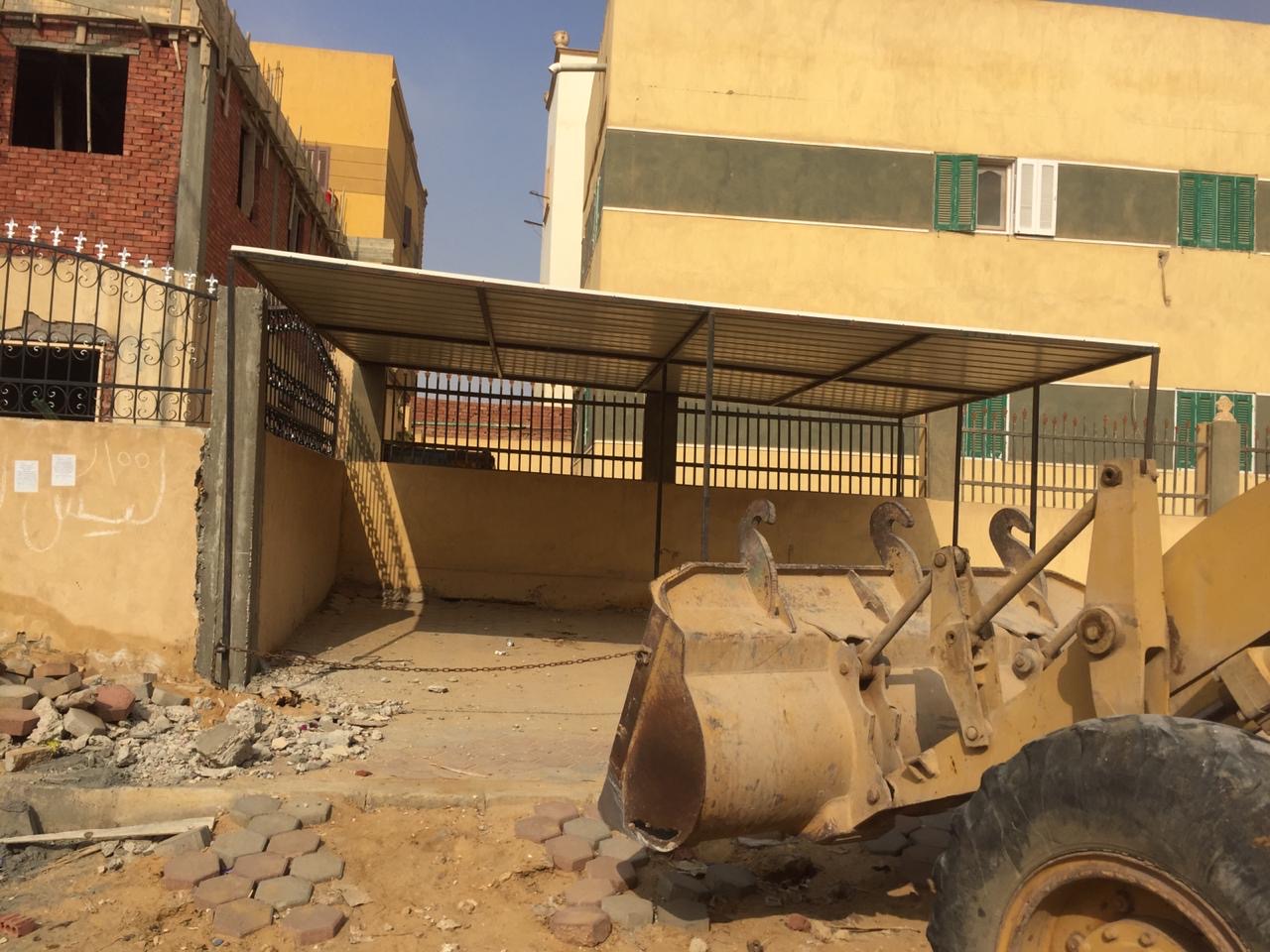 إزالة التعديات بحدائق اكتوبر إزالة التعديات بحدائق اكتوبر