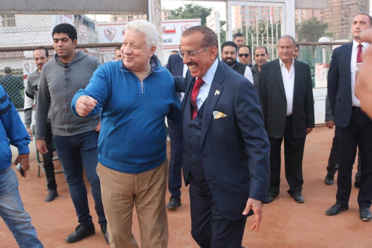 خلف الحبتور ومرتضى منصور خلف الحبتور ومرتضى منصور
