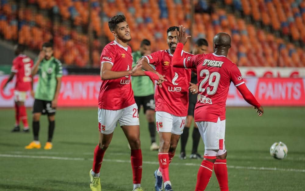 فرحة لاعبى الأهلى 