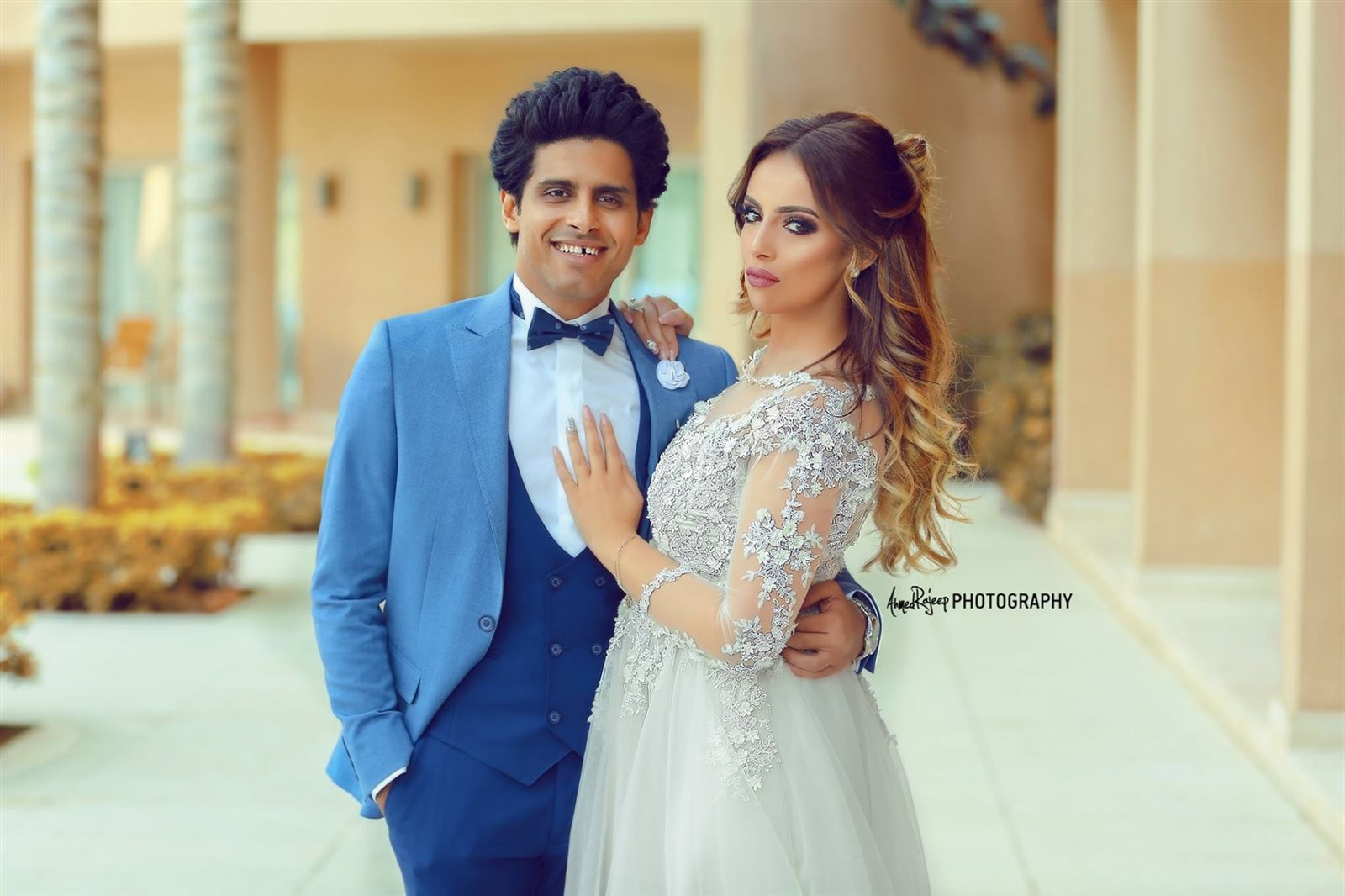 حمدى الميرغنى وزوجته اسراء 