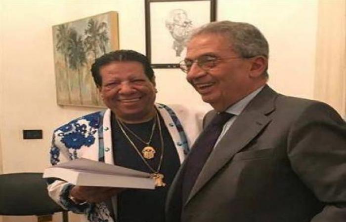 عمرو موسى وشعبان عبد الرحيم عمرو موسى وشعبان عبد الرحيم