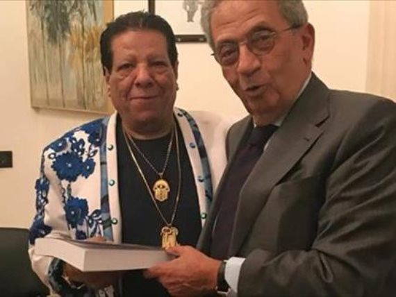 عمرو موسى وشعبان عبدالرحيم عمرو موسى وشعبان عبدالرحيم