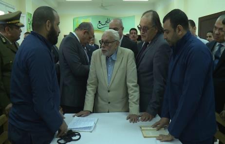 وفد المجلس القومى لحقوق الإنسان فى زيارة لسجن شديد الحراسة وفد المجلس القومى لحقوق الإنسان فى زيارة لسجن شديد الحراسة