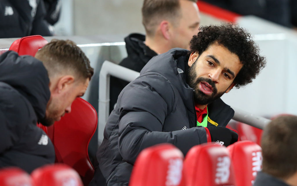 محمد صلاح لاعب فريق ليفربول