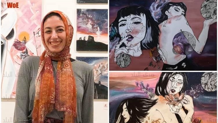 رنا يسري صاحبة لوحات القوة الأنثوية 