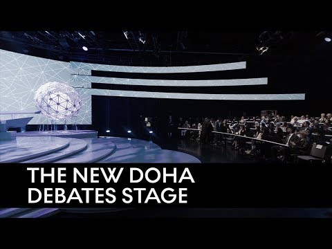 أحد مسارح مناظرات الدوحة أحد مسارح مناظرات الدوحة
