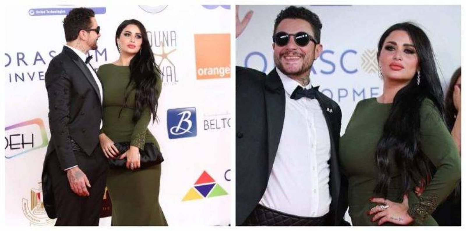 أحمد الفيشاوي وزوجته