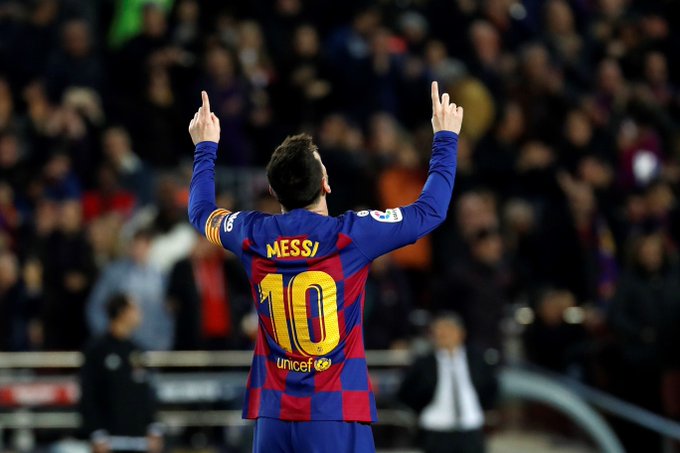 ليونيل ميسي قائد فريق برشلونة