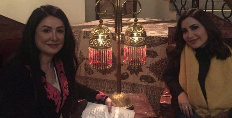 وفاء سالم بصحبة نسرين طافش وفاء سالم بصحبة نسرين طافش
