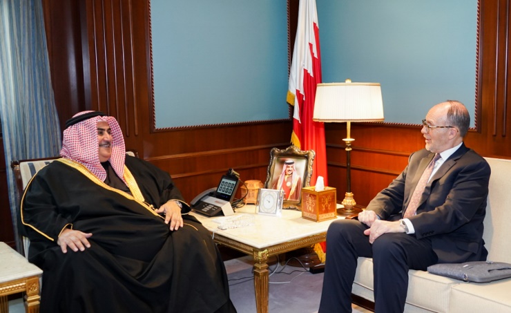 وزير الخارجية يستقبل رئيس معهد دول الخليج العربية في واشنطن