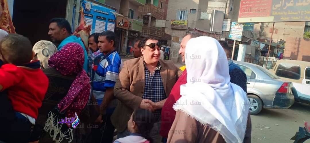توزيع اللحوم الطازجة على أهالي مشتول بالشرقية 