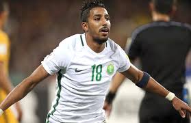 سالم الدوسري لاعب المنتخب السعودي