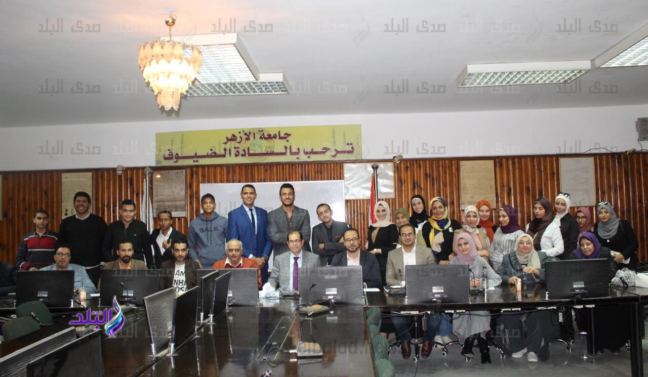 التصفيات النهائية لمسابقة المراسل التليفزيوني بجامعة الأزهر