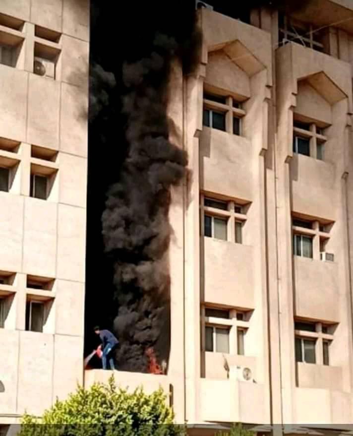 لا توجد خسائر بشرية.. حريق فى كلية العلوم بجامعة الأزهر