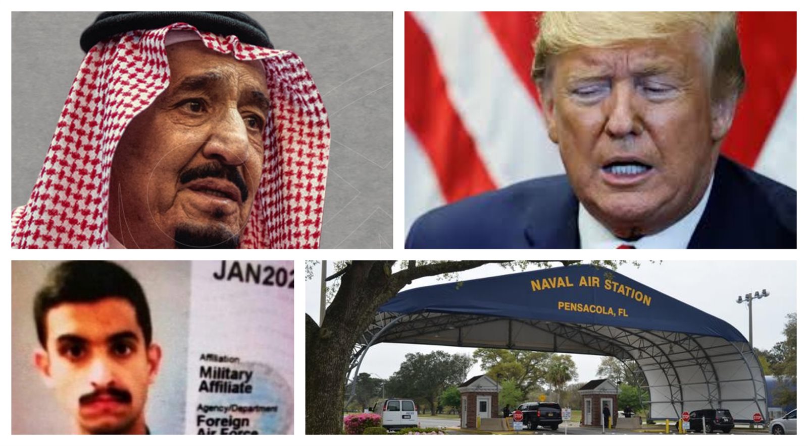 الملك سلمان وترامب - حادث فلوريدا 