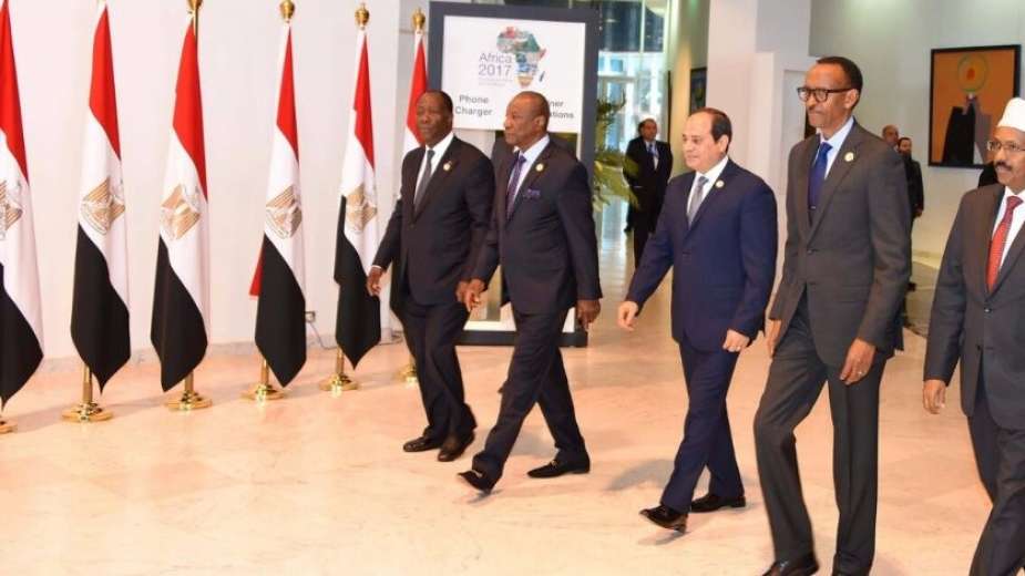 السيسي مع زعماء إفريقيا