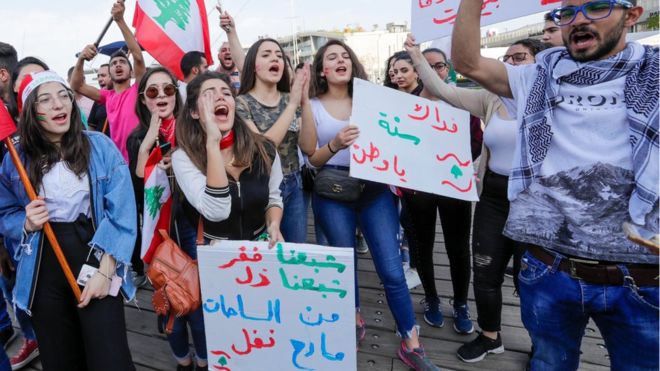 احتجاجات لبنان احتجاجات لبنان