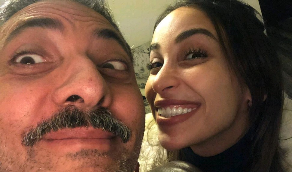فتحى عبد الوهاب وزوحة الفنان محمد دياب