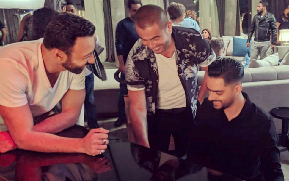 احمد فهمى وعمرو دياب وحسن الشافعى