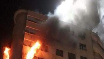 زوج يشعل النيران في عش الزوجيه ويقتل زوجته