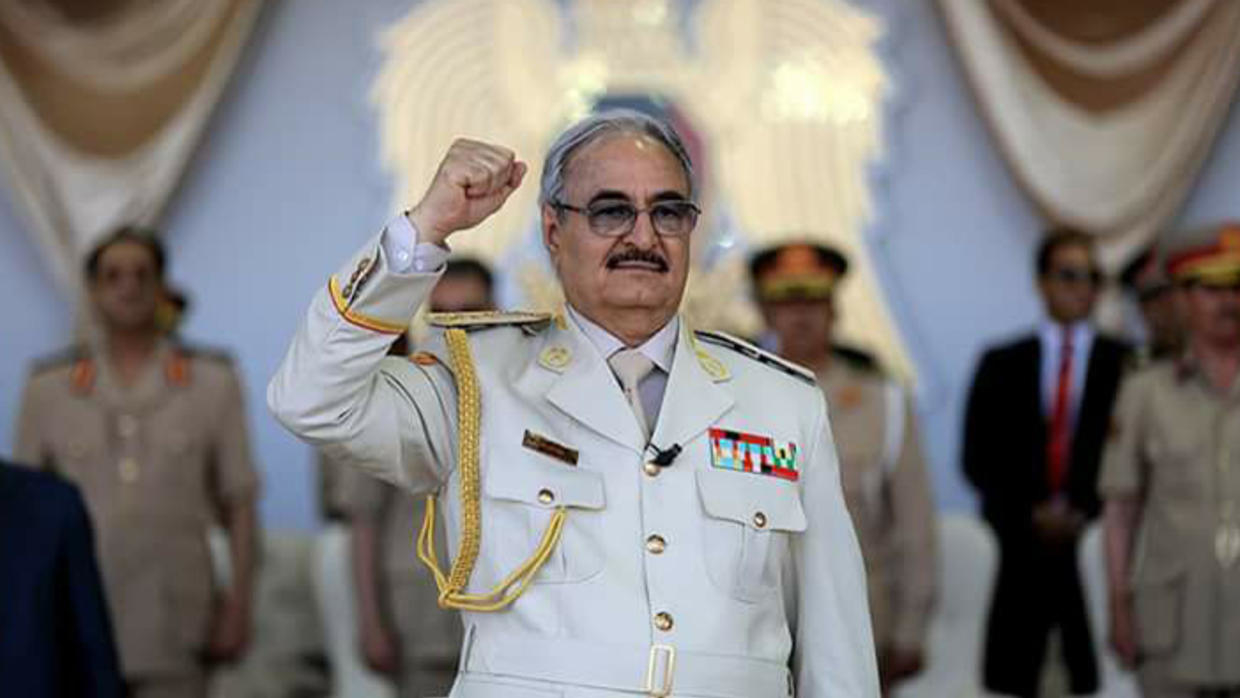 المشير خليفة حفتر قائد الجيش الوطني الليبي