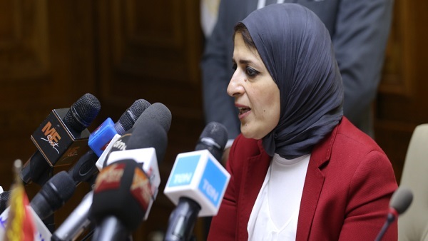 هالة زايد وزيرة الصحة