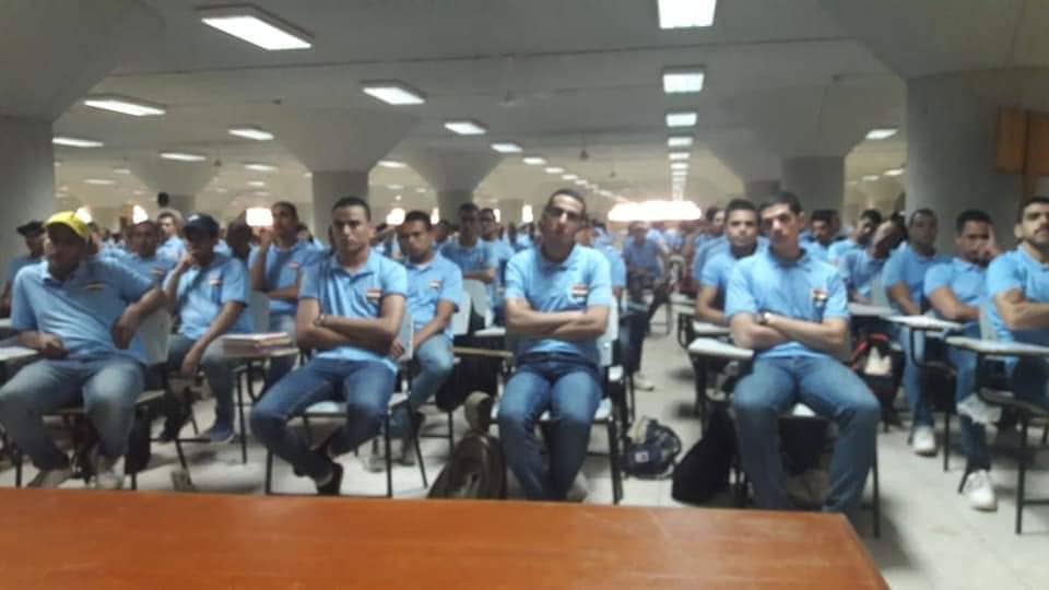  التربية العسكرية لطلاب جامعة حلوان 