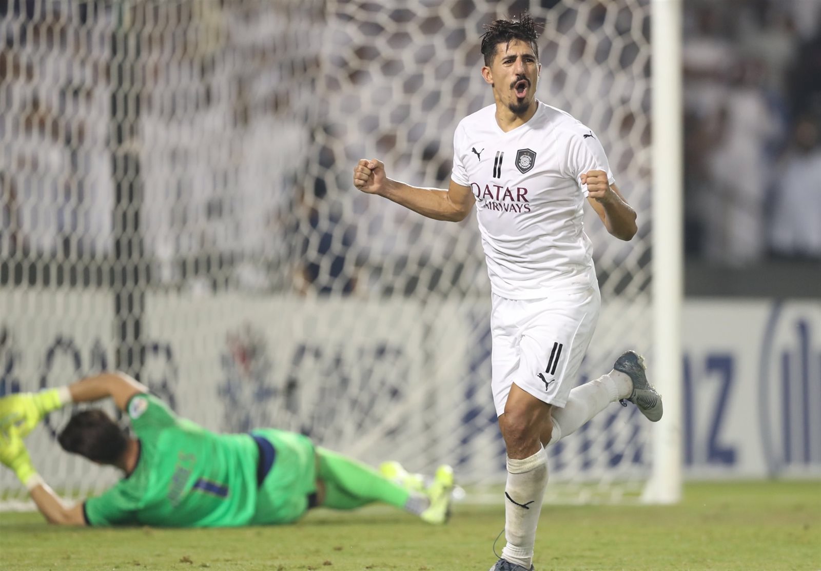 بغداد بو نجاح مهاجم السد القطري بغداد بو نجاح مهاجم السد القطري
