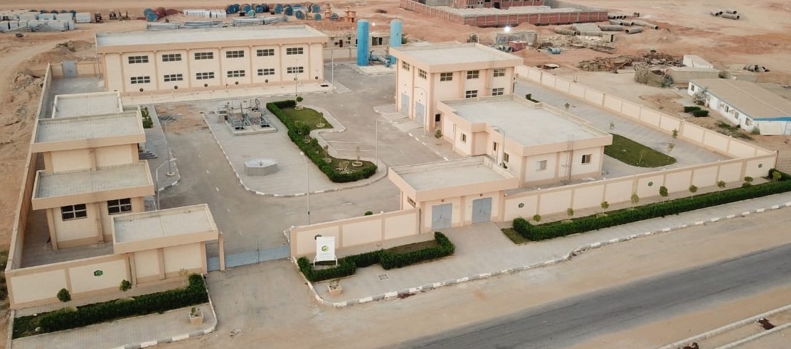 محطة الصرف الصحي بالحي الخامس ببدر