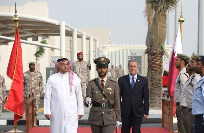 افتتاح مقر قيادة القوات المشتركة التركية القطرية افتتاح مقر قيادة القوات المشتركة التركية القطرية