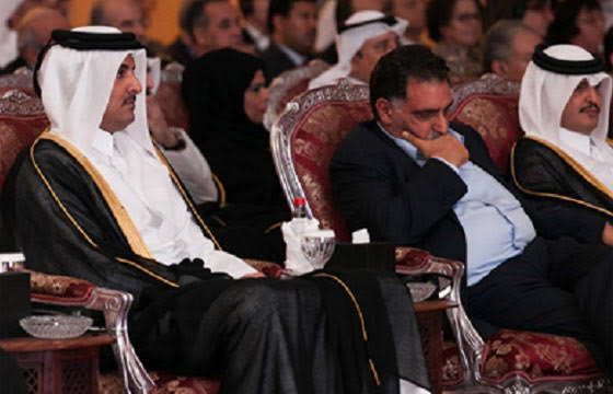 عزمي بشارة - امير قطر تميم بن حمد عزمي بشارة - امير قطر تميم بن حمد