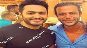 محمد عادل امام وتامر حسني محمد عادل امام وتامر حسني