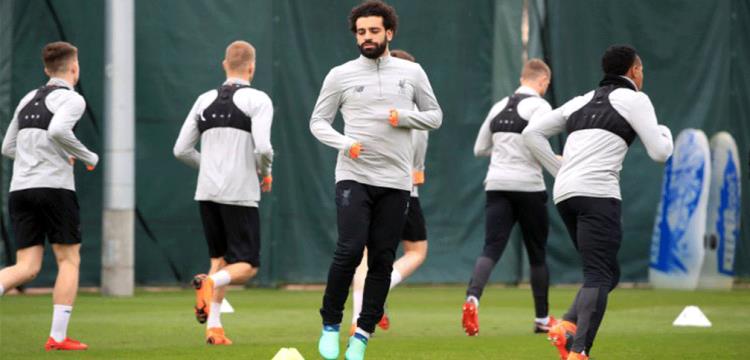 محمد صلاح لاعب فريق ليفربول الإنجليزي 