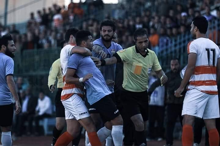 صورة من المباراة 