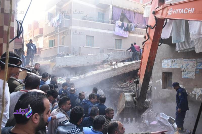 حادث انهيار عقار فاقوس