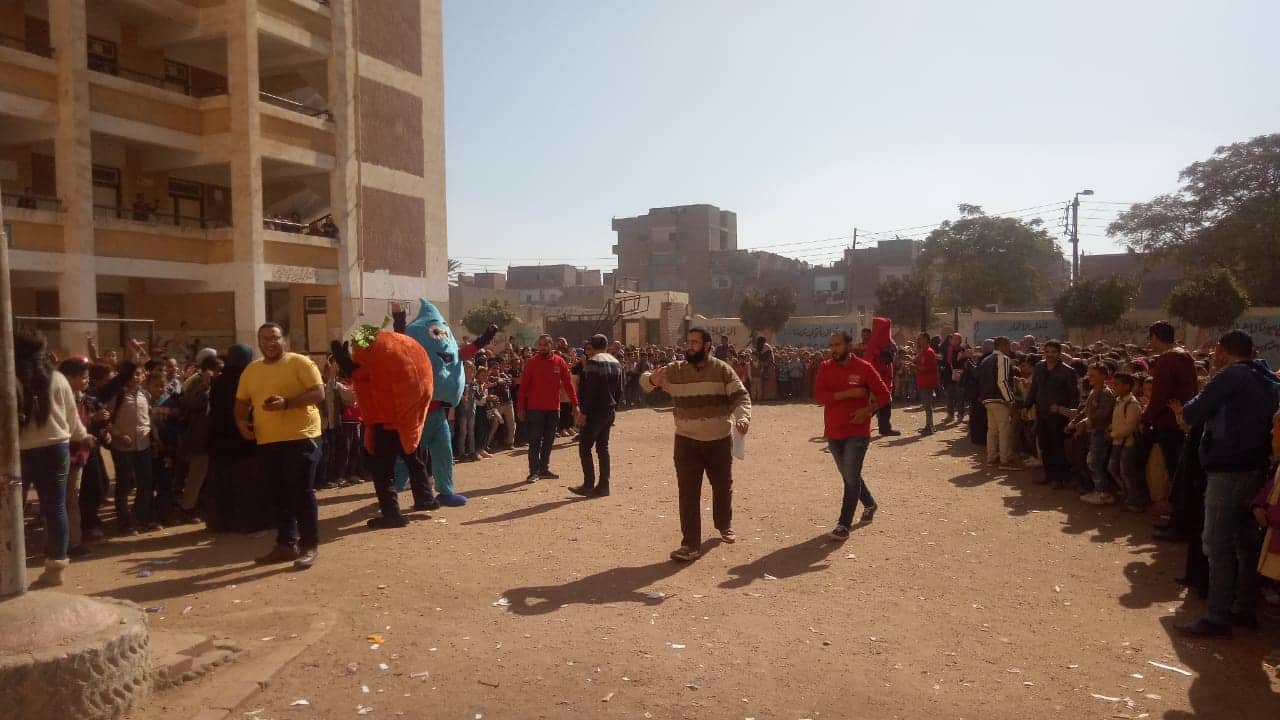 20 ألف طالب يشاركون فى مهرجان صحتهم مستقبلهم فى ٢٤مدرسه بابو